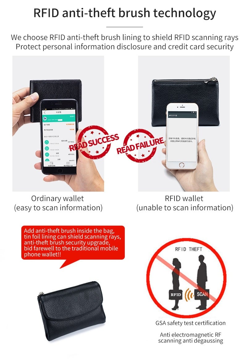 🔥⏰Unisex RFID „Pebble“ piniginė iš natūralios odos🔥-LT