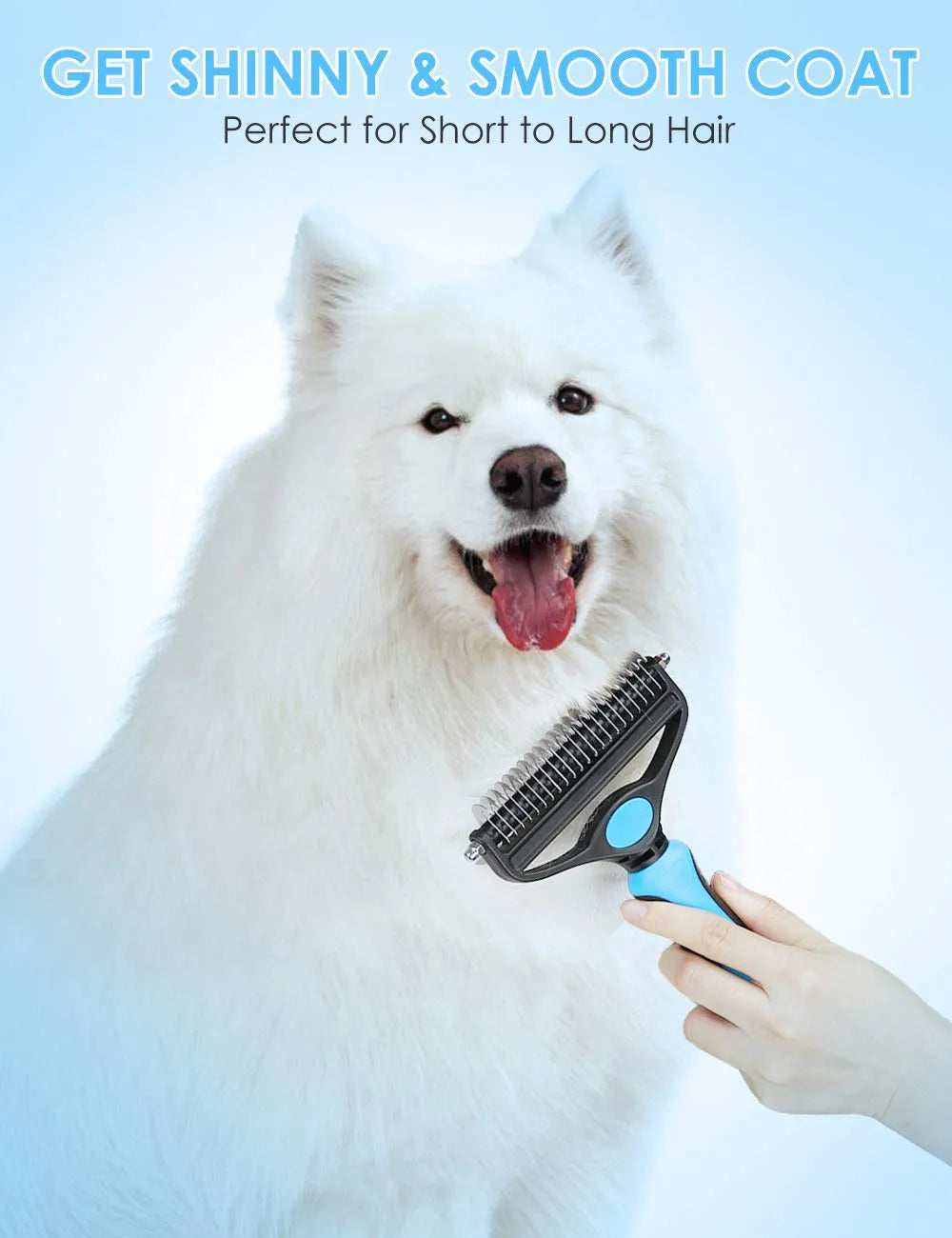 🐾🏆 Profesionalen instrument za odstranjevanje dlake pri psih in mačkah ✂️