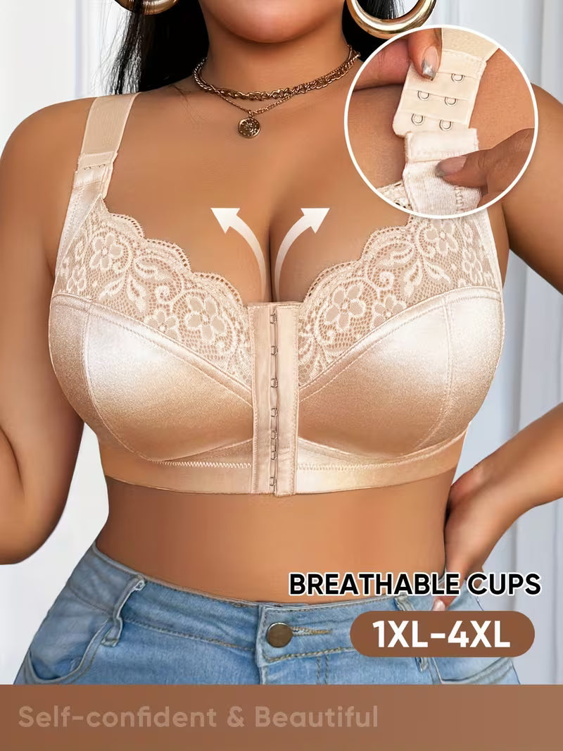 👙TRIUMPH – [4 бр.]🔥50% Дамски сутиен с пълно покритие за жени с големи размери - Сутиени с големи размери с изразителни пропорции