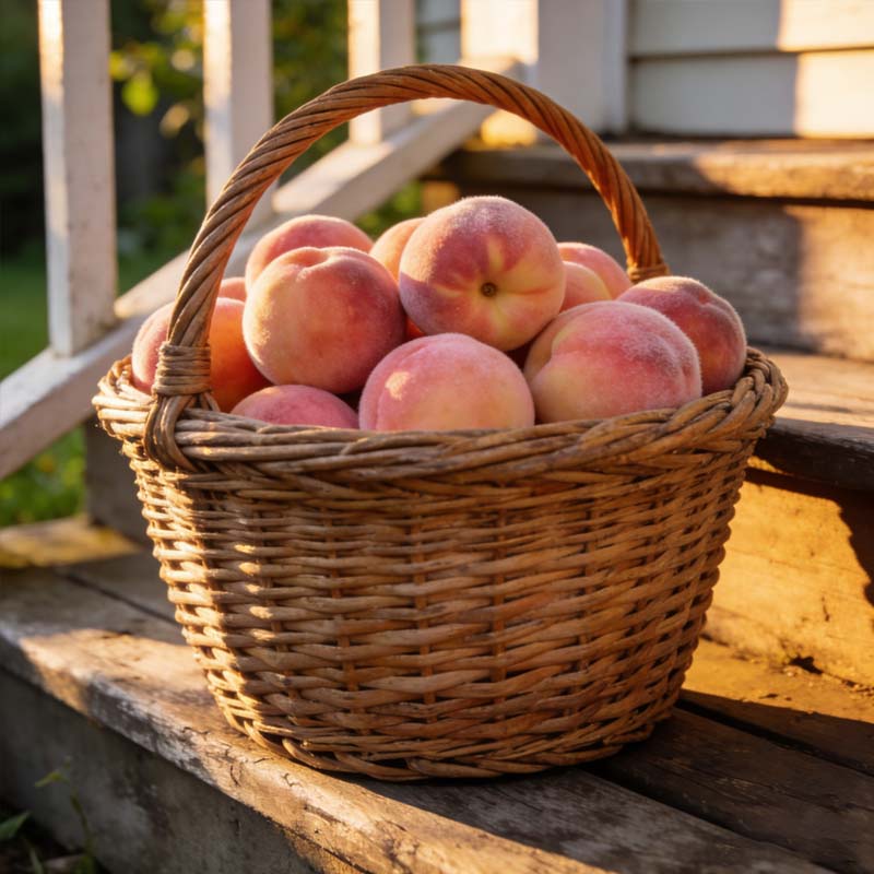 🔥 НАД 65 000 ПРОДАДЕНИ! 🍑 Семена от меденочервена праскова Heirloom, на живо