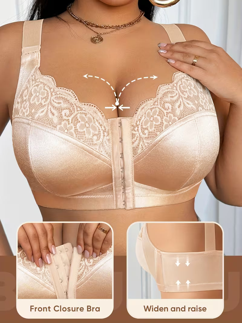 👙TRIUMPH – [4 бр.]🔥50% Дамски сутиен с пълно покритие за жени с големи размери - Сутиени с големи размери с изразителни пропорции