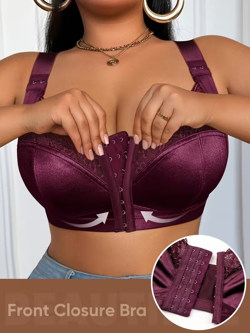 👙TRIUMPH – [4 бр.]🔥50% Дамски сутиен с пълно покритие за жени с големи размери - Сутиени с големи размери с изразителни пропорции