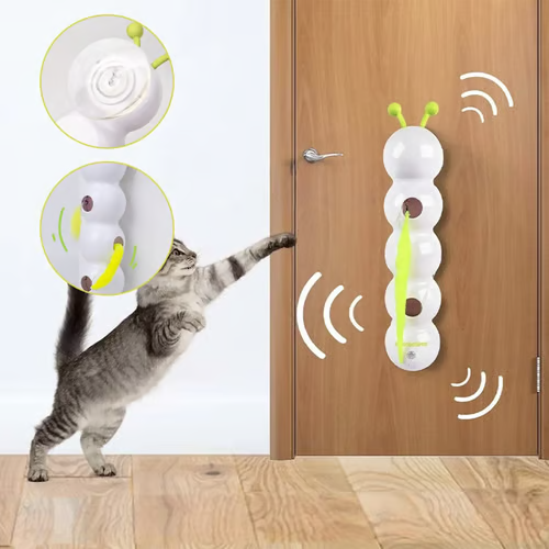 🐛Interaktivna električna igrača za mačke v obliki gosenice