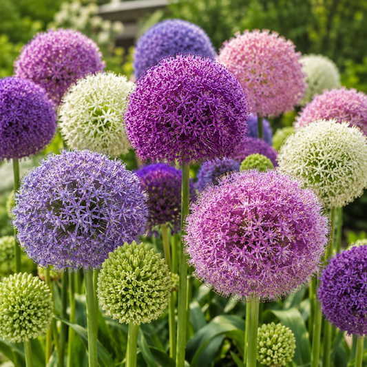 Allium Giganteum dekoratyvinis svogūnų žiedas-LT
