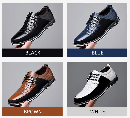 👞2024 Włoskie klasyczne buty skórzane wykonane ręcznie