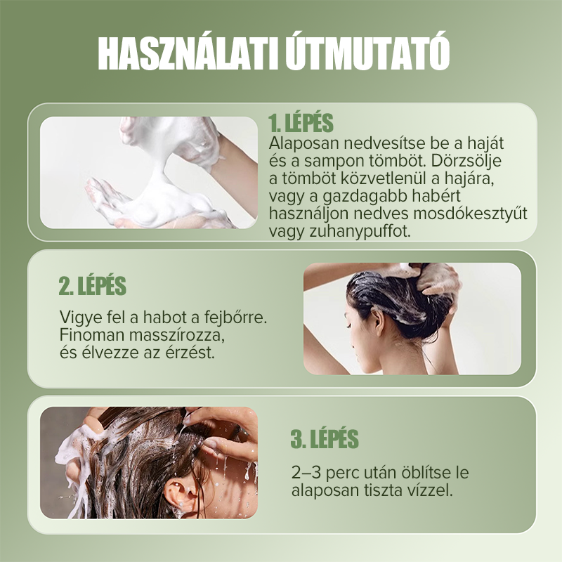 🌿 Naturalny szampon w kostce wzmacniający włosy 🌱🥰