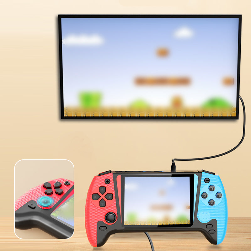 🎮 Преносима, класическа игрова конзола с голям екран