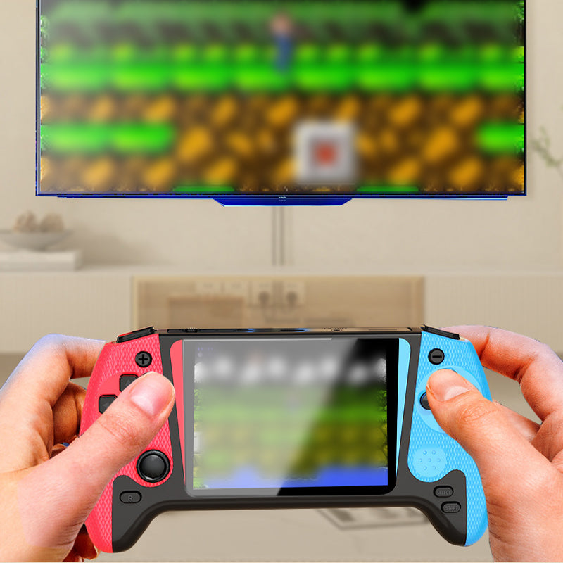 🎮 Преносима, класическа игрова конзола с голям екран