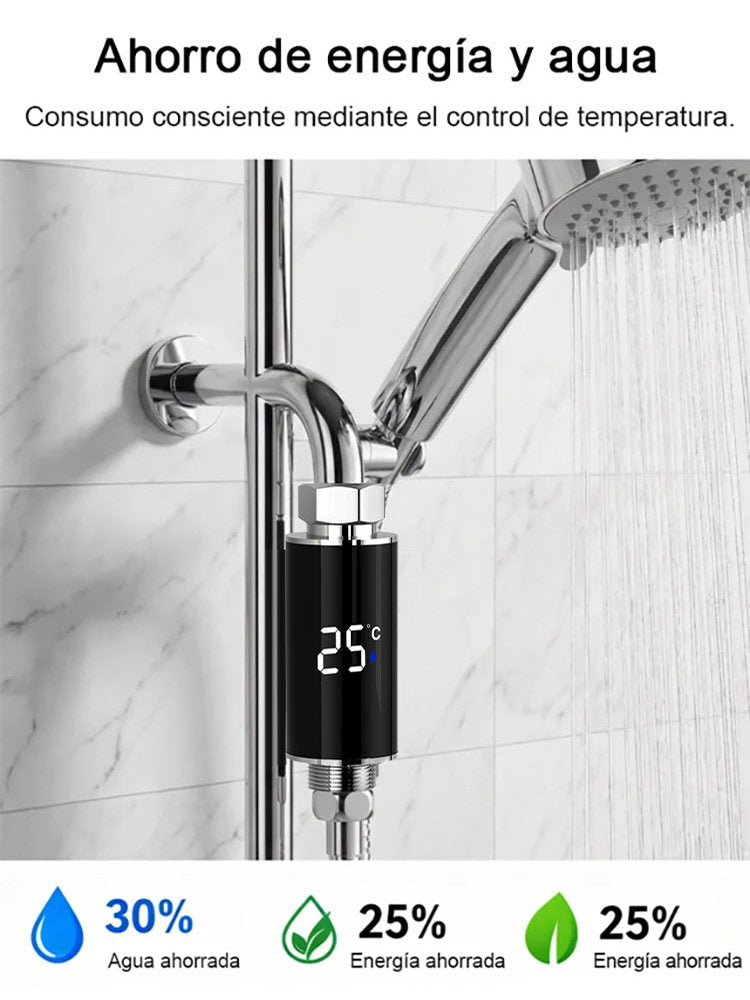 Aplicable a todos los grifos Termómetro inteligente con pantalla de temperatura del agua-ES