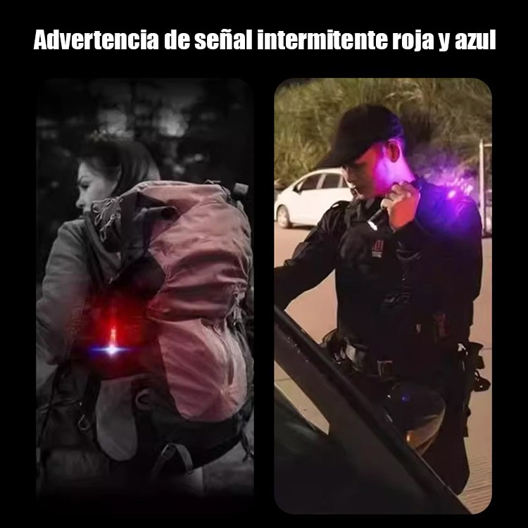 【Tres en uno multifuncional】Linterna de emergencia SOS-ES