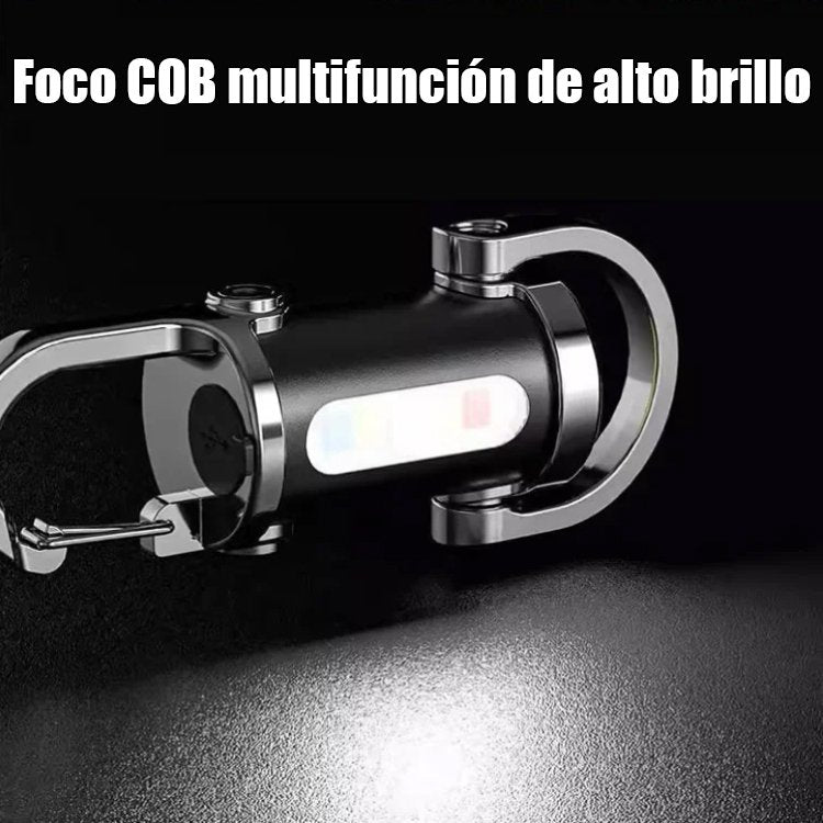 【Tres en uno multifuncional】Linterna de emergencia SOS-ES