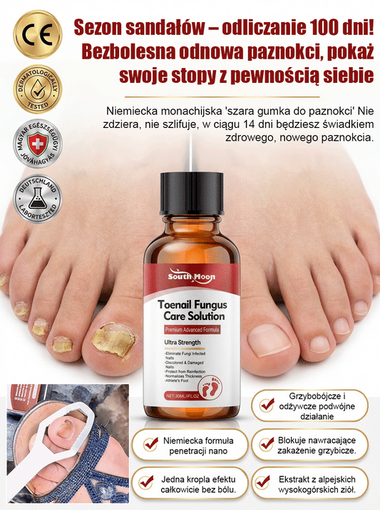 【Bezbolesna wymiana paznokci】Ziołowy łagodny płyn do naprawy paznokci dotkniętych grzybicą