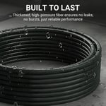 💧 Trisluoksnė, neplyštanti žarna – PVC ir nerūdijančio plieno. Universali jungtis, lengvas montavimas. Puikiai tinka intensyviam valymui! 🚿🔧-LT