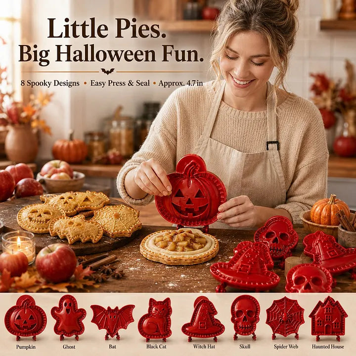 🎃 8 mini Helovino tortų formelių rinkinys-LT