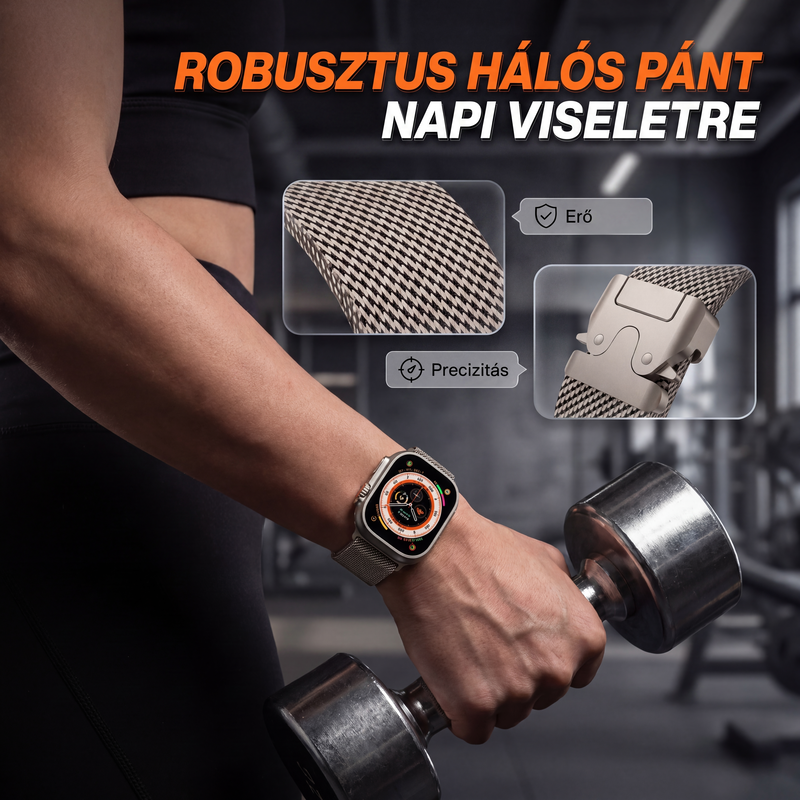 ⌚Nerūdijančio plieno tinklelio laikrodžio dirželis – skirtas „Apple Watch“-LT