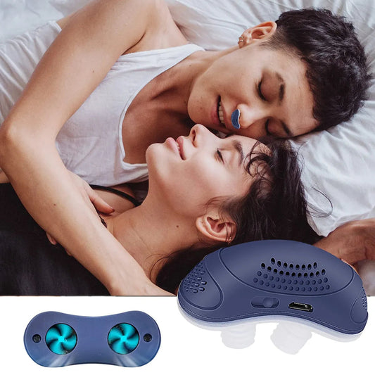 Jauns mini CPAP aparāts bez šļūtenes, bez maskas, pretkrākšanas ventilators-LV