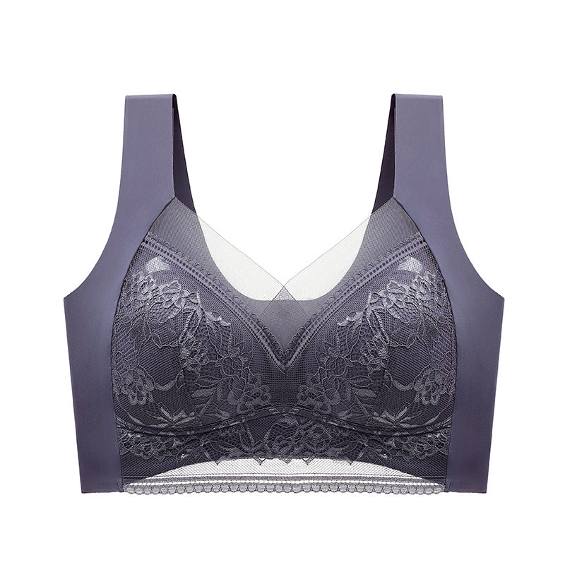 👙Sujetador de encaje de mujer súper cómodo y suave sin aro de acero【✨1 + 1 gratis】-ES