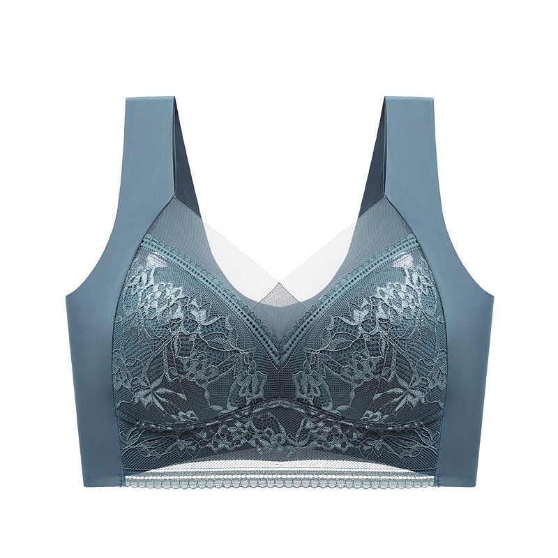 👙Sujetador de encaje de mujer súper cómodo y suave sin aro de acero【✨1 + 1 gratis】-ES