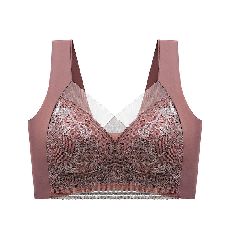 👙Sujetador de encaje de mujer súper cómodo y suave sin aro de acero【✨1 + 1 gratis】-ES