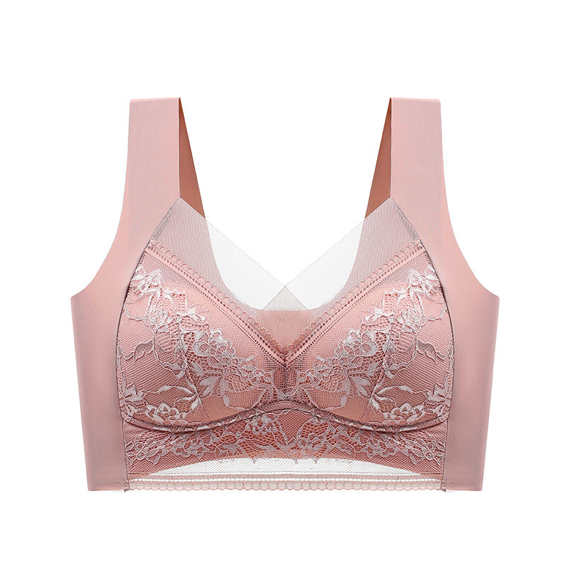 👙Sujetador de encaje de mujer súper cómodo y suave sin aro de acero【✨1 + 1 gratis】-ES