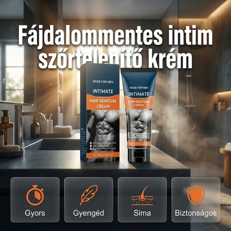 Nežna krema za odstranjevanje dlak za moške – brez draženja-SI