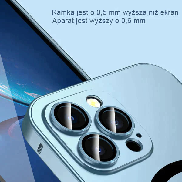 2 Магнитни алуминиеви матови калъфи за iPhone.