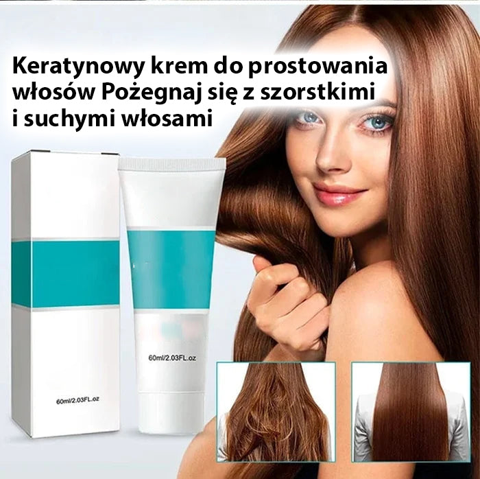 Кератинов изправящ крем за коса