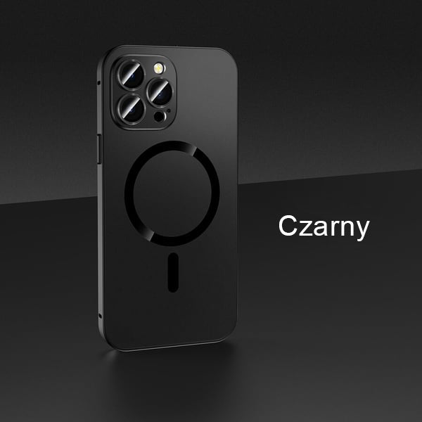 Магнитен матов алуминиев калъф за iPhone.