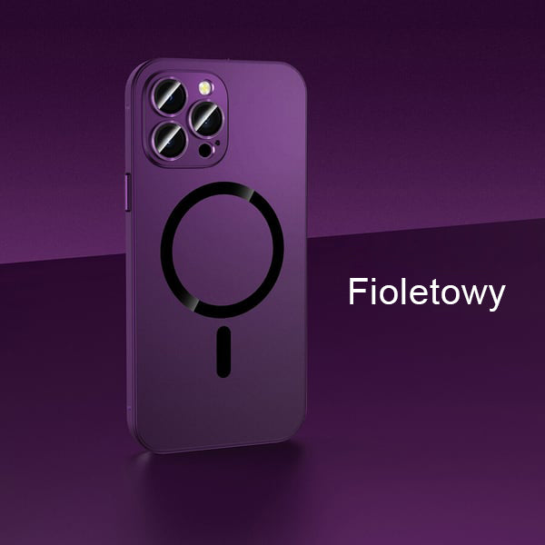 Магнитен матов алуминиев калъф за iPhone.