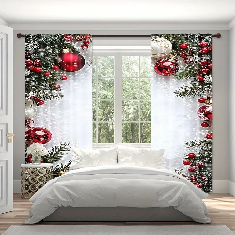 🎅Božična razprodaja 49 % POPUSTA🎄Božične zavese