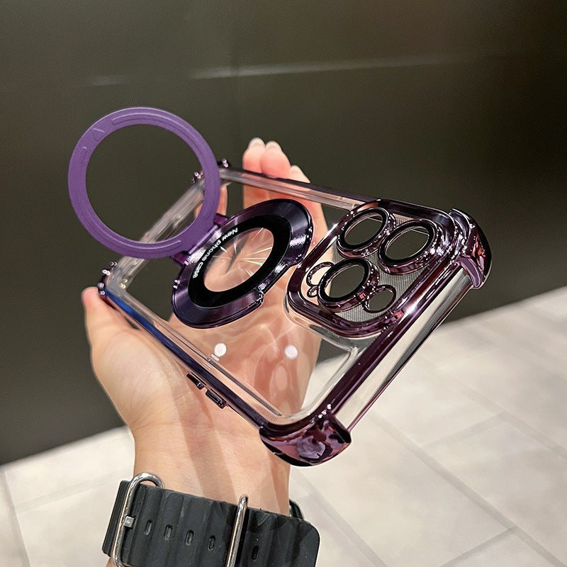 Ovitek proti padcem z magnetnim držalom za iPhone