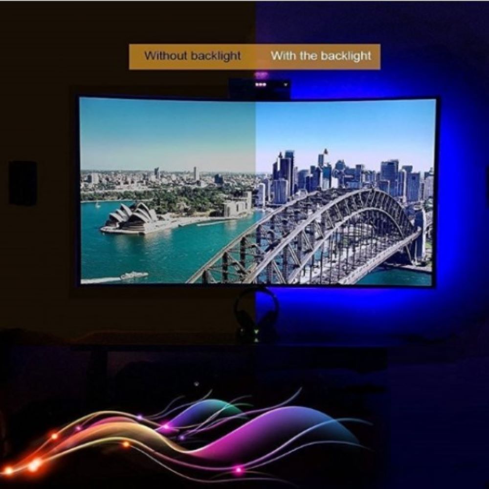 USB LED лента за телевизор