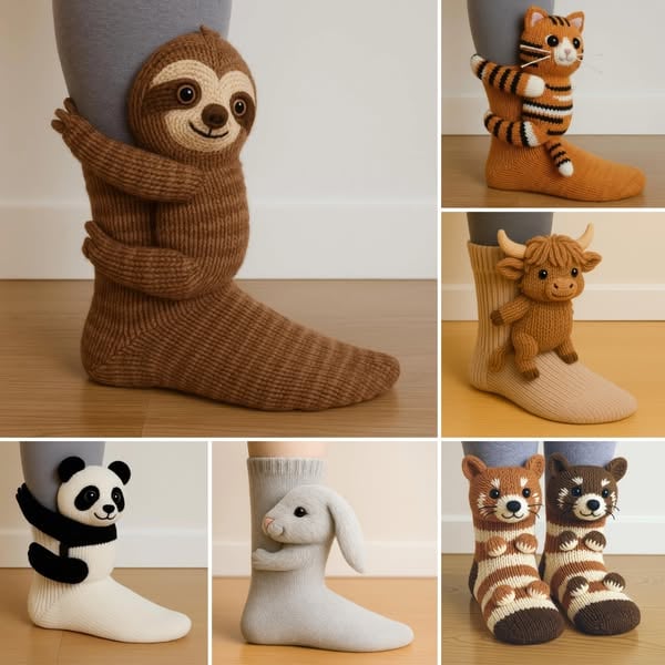 🔥Gorąca wyprzedaż! Najlepiej sprzedające się skarpetki w zwierzęce wzory🧦