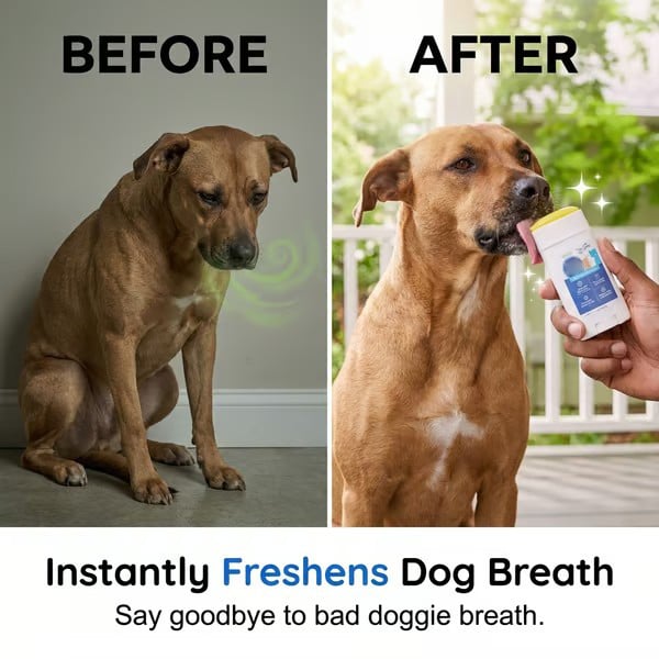 Último día con 50% de descuento 🔥 Gel dental sin cepillado para perros-ES