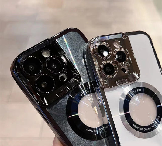 Магнитен кейс за iPhone със закрепване за обектив