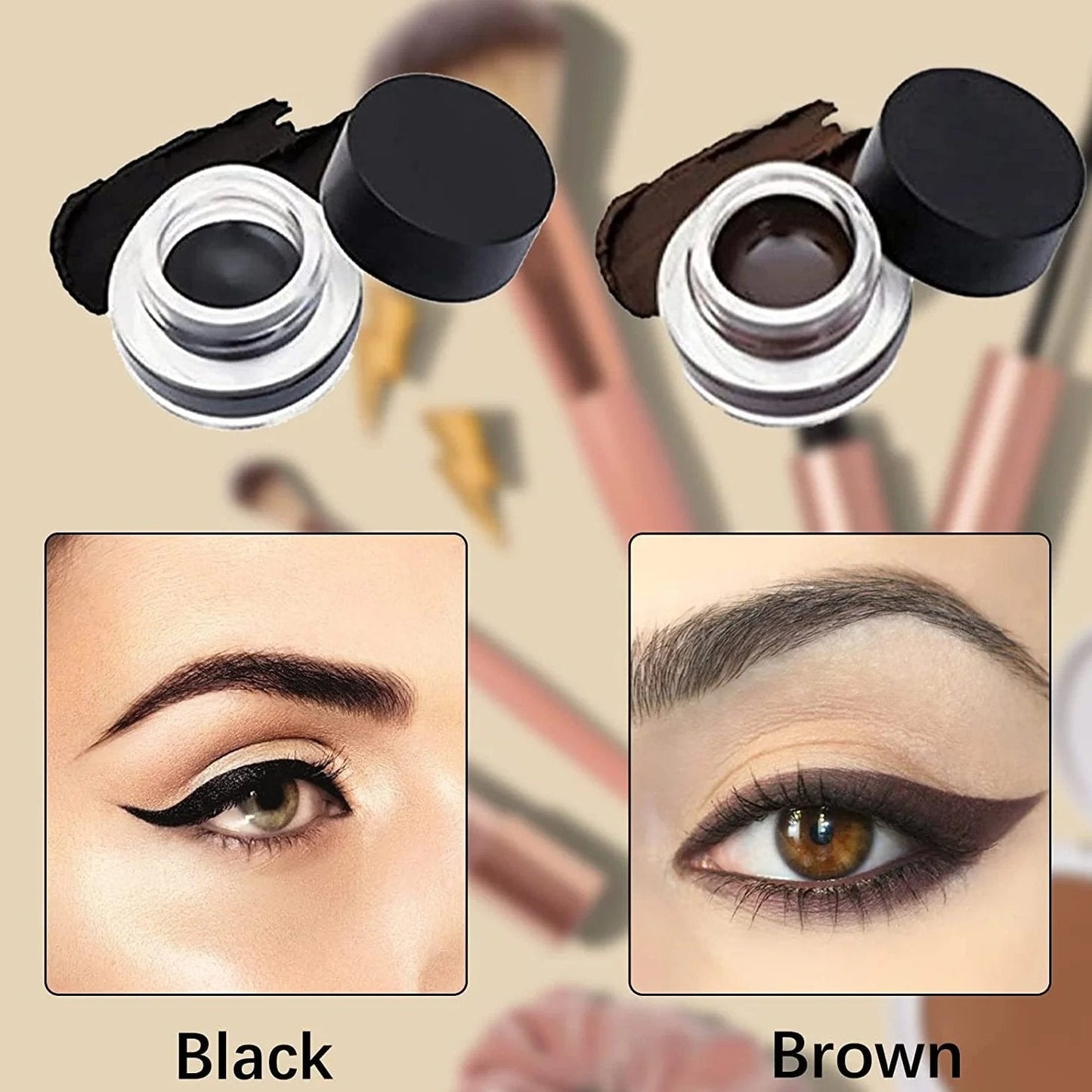 Oferta specjalna - 49% ZNIŻKI✨Zestaw Flawless Eyeliner z kremem do eyelinera