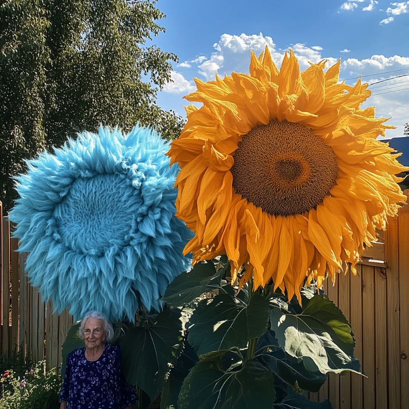 🌻 Очарователно гигантско плюшено мече Слънчоглед 🔆