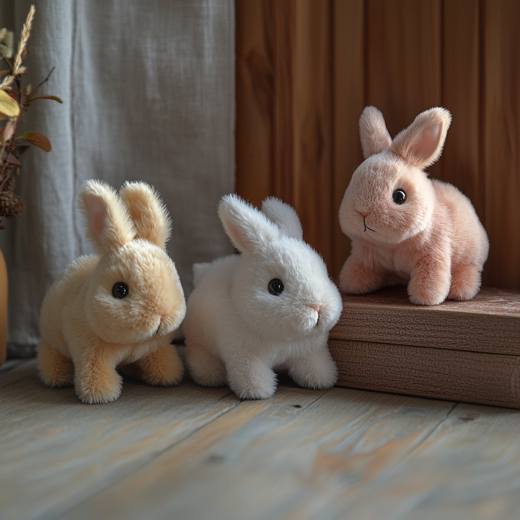 🐇Króliczek - Moja realistyczna zabawka w kształcie króliczka