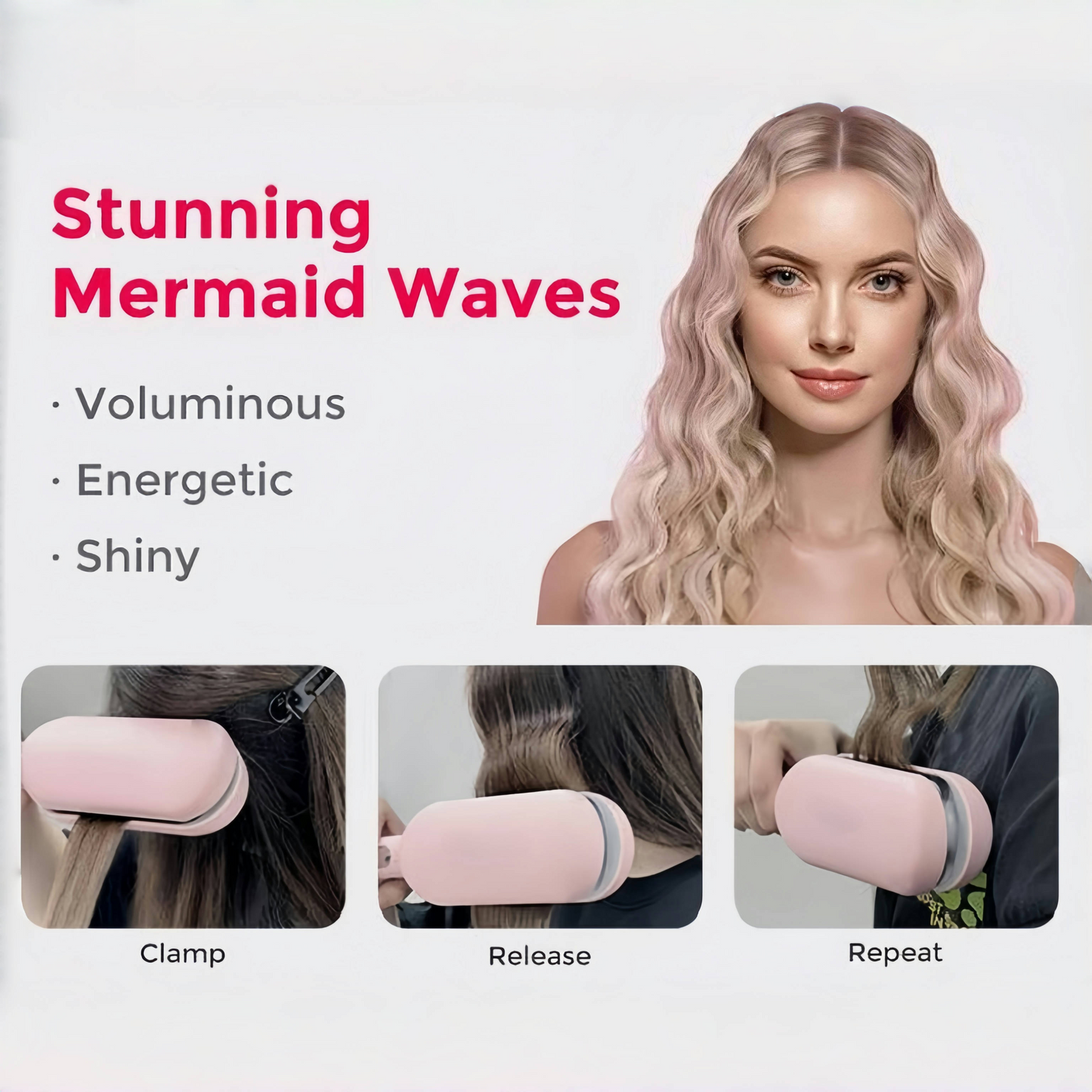 💯 Narzędzie do stylizacji włosów z technologią jonów ujemnych 💖
