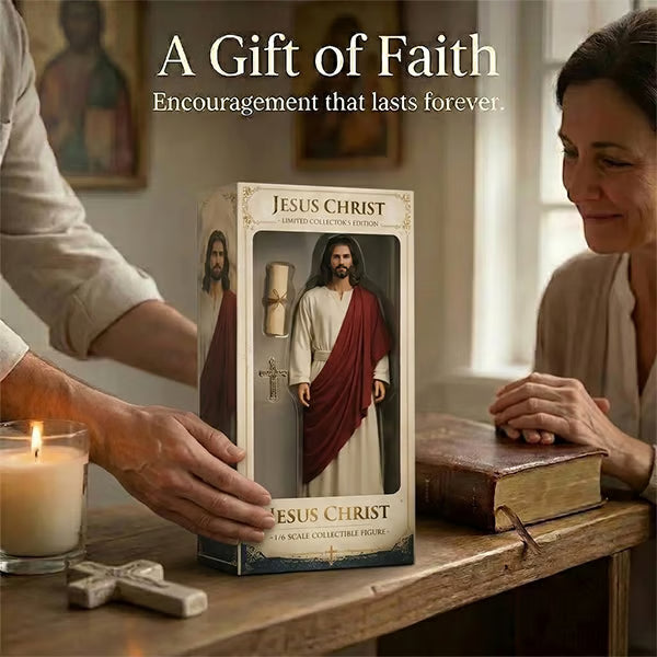 (🎁Zadnji dan 50 % popusta)🙏✝️Figura Jezusa Kristusa v omejeni zbirateljski izdaji v merilu 1/6-SI