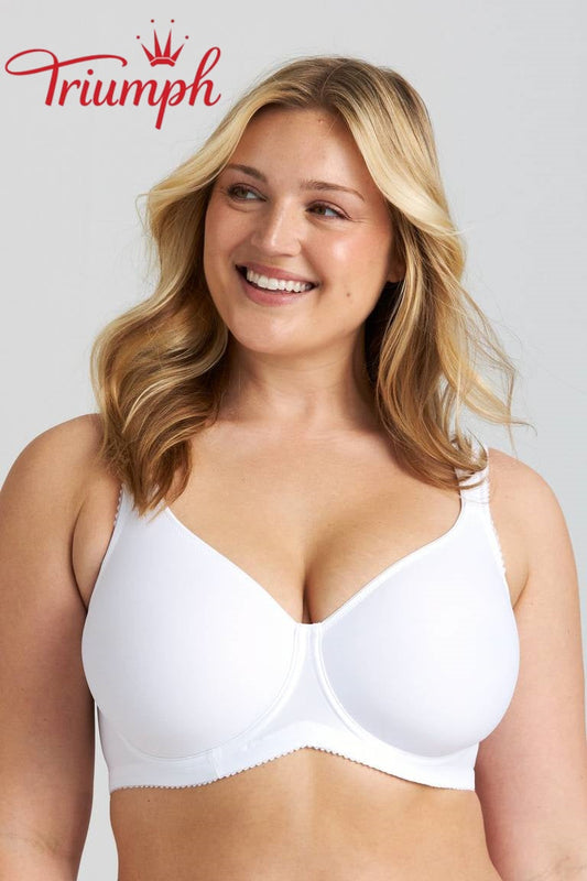 Triumph® 4-delni komplet 🥰 Udoben modrček je izdelan iz čistega bombaža in je primeren za ženske z večjim oprsjem.-SI