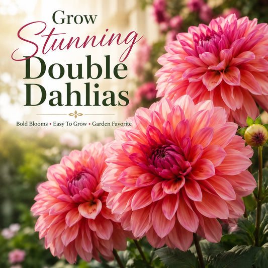 Semillas de dalias que deslumbran en el jardín: flores grandes y coloridas que acaparan todas las miradas.-ES