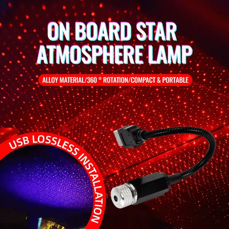 USB автомобилен проектор за звезди