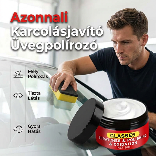 🚗 Πάστα επιδιόρθωσης και γυαλίσματος υαλοπινάκων – Γρήγορη αφαίρεση γρατσουνιών-GR