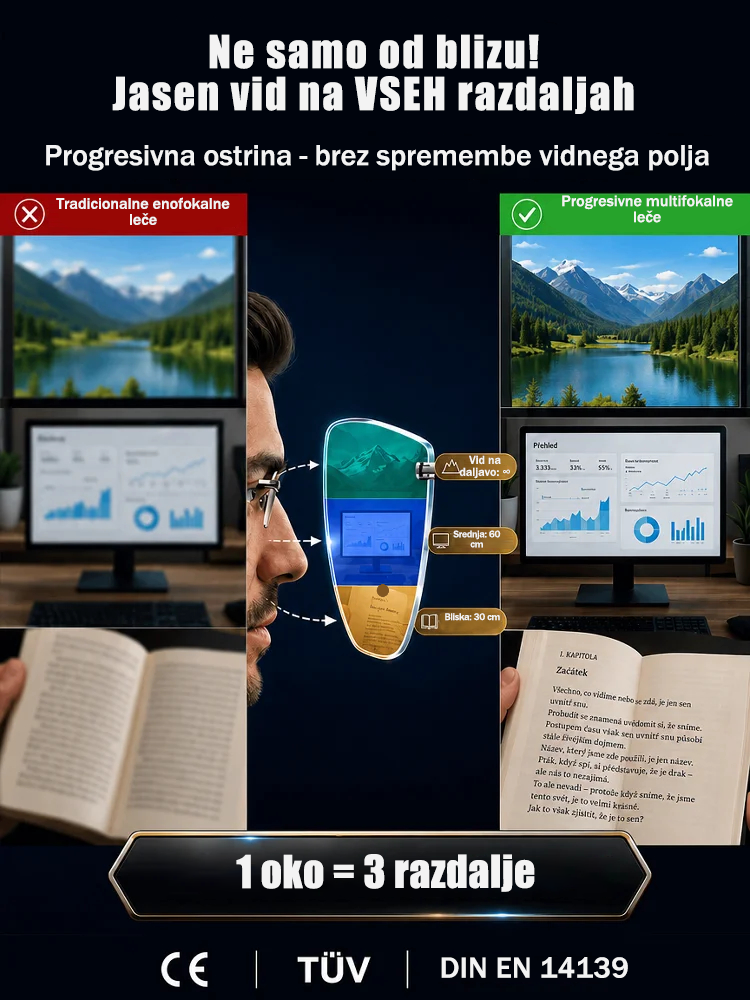 Ultra lahka diamantna očala brez okvirja-SI