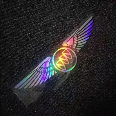 3D стикер за кола с лазерни ангелски крила ✧4 бр.✧