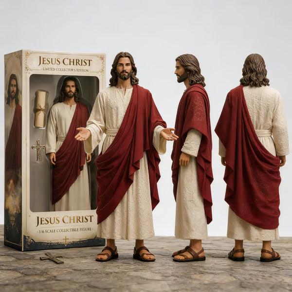 (🎁Zadnji dan 50 % popusta)🙏✝️Figura Jezusa Kristusa v omejeni zbirateljski izdaji v merilu 1/6-SI