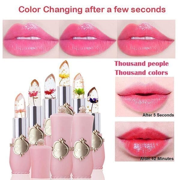 🔥Lápiz labial que cambia de color Crystal Flower Jelly🔥Compra 1 y llévate 1 gratis-ES