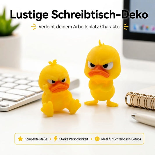 😠 Figurica jezne race za mizo – Dodajte svoji mizi pridih predrznosti! 🐥-SI