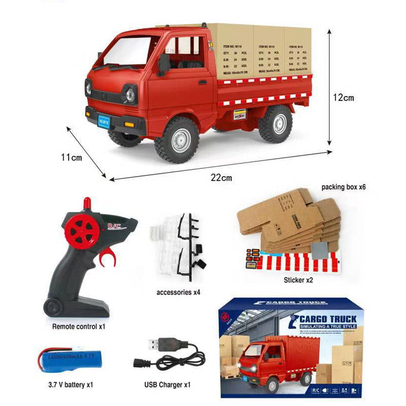 🔥🎁 Nuotoliniu būdu valdomas, įkraunamas konteinervežis 🎮🚚-LT